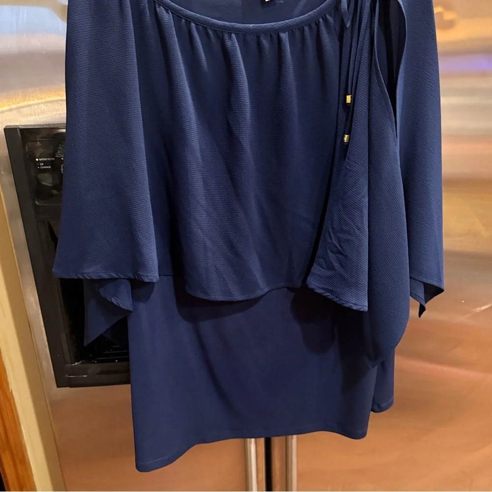 Michael‎ Kors Navy Blouse